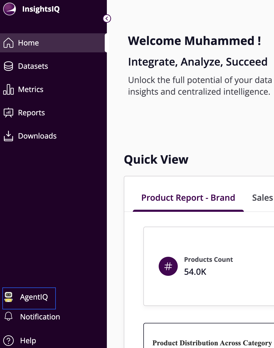 Navigating to AgentIQ